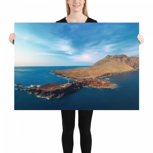 Poster "Aerial Teno Point and Lighthouse"