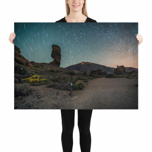 Poster "Circumpolar over 'Las Cañadas del Teide'"